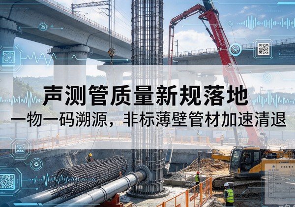 衡南声测管质量新规落地，一物一码溯源，非标薄壁管材加速清退