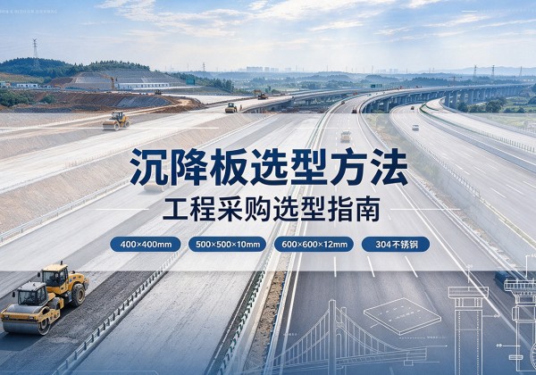 衡南沉降板选择方法